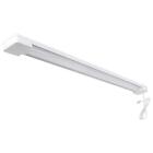 Commercial Electric 1 Light 4000K 3 ft. White Integrated LED Shop Light with 5