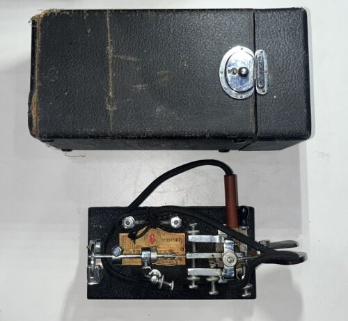 New ListingVibroplex Company Inc. Telegraph Key Bug Radio Communication Morse Code System