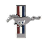 1991-1993 Ford Mustang Dash Emblem Badge Chrome Pony & Tri-Bar Running Horse (For: Ford Mustang)
