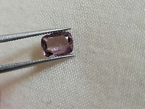 0.83 Ct Natural Purple Spinel Burma (Mogok) Unheated Cushion Gemstone For Ring