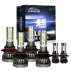 For Lexus GS430 2001-2004 White Combo Led Headlights Hi/Low Beam Fog Light Bulbs