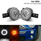 For Mini Cooper R50 R52 R53 Led Turn Signal DRL Halo Ring Parking Light Position (For: Mini)