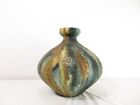LARGE Vtg CERAMIC ART VASE ~ Alvino Bagni Sea Garden Style ~ MID CENTURY Pottery
