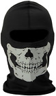 Mascara Facial Completa Calavera Ghost Negra para Cosplay Fiesta de Halloween