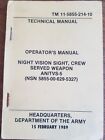 TM 11-5855-214-10 Night Vision Sight, Crew Served Weapon AN/TVS-5, Feb 1989