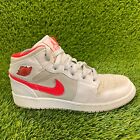 Nike Air Jordan 1 Phat Boys Size 6.5Y Gray Athletic Shoes Sneakers 454659-119
