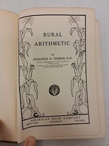 New ListingAntique 1916 Rural Arithmetic Math Book