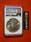 1986 $1 AMERICAN SILVER EAGLE NGC MS69 RONALD REAGAN PRESIDENTIAL SERIES LABEL