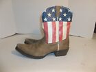 Womens Size 9B Ariat Old Glory X Toe Cowboy/Western Boots Flag American