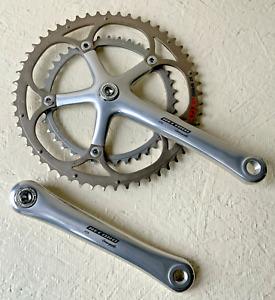CAMPAGNOLO RECORD CRANKSET DOUBLE 53-39 TOOTH 175 MM ARMS 10 OR 9 SPEED NEW