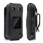 Leather Fitted Case for Nokia 2760 TracFone / Nokia 2780 Flip with Belt Clip