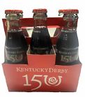 Limited Edition 150th Kentucky Derby Coca-Cola Glass Bottles 6 Pack NEW SEALED🥤