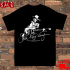 Stevie Ray Vaughan guitar Signature T-Shirt  Black Women Men -Free Shipping