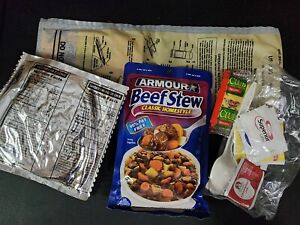 Meals Ready to Eat ~ Beef Stew MRE Food Pack ~ Camping / Survival / Cold Weather
