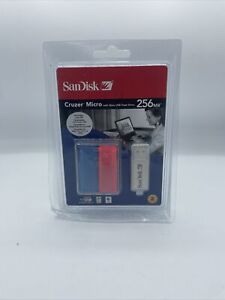SanDisk 256MB Cruzer Micro Flash Drive - 256 MB - USB - NEW RARE SDCZ4-256-A10