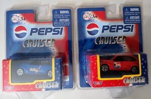 Motor Max Pepsi PT Cruiser Lot Variations Red And Blue 2002.