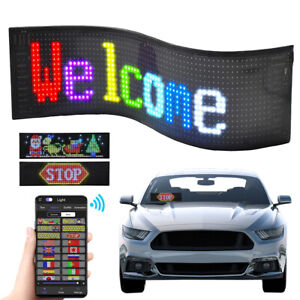 Car LED APP Programmable Showcase Message Sign Scrolling Display Lighting Board