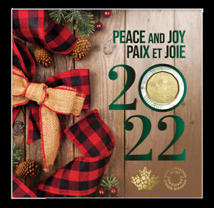 2022 Canada Holiday Peace & Joy 5 coin gift set w special loonie - sealed