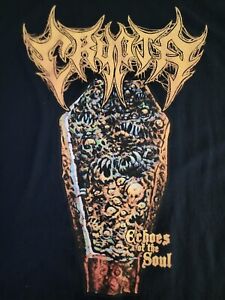 Crypta ECHOES OF THE SOUL Longsleeve T-Shirt XL BRAZILIAN Death Metal Band 2023