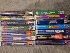 DISNEY movies VHS Lot of 13: Lion King, Fantasia, Toy Story, and a BONUS