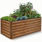 269Gal Galvanized Raised Garden Bed Outdoor Thickened Metal Planter Garden Box