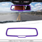 Inner Parts Rearview Mirror Trim for Dodge Challenger 15+/Charger/RAM 10+ Purple (For: 2015 Ram 1500)