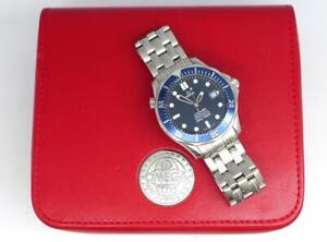 Omega Seamaster Professional 300M Stainless Steel Blue Dial Automatic Wristwatch