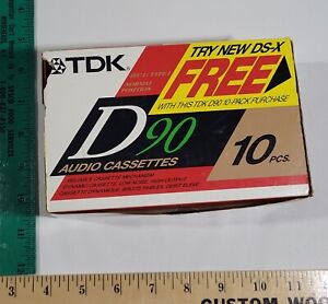 Mixed lot  TDK SA 90 High Bias Type II Cassette Tape factory sealed 10pack 2open