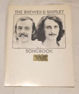 THE BREWER AND SHIPLEY SONGBOOK Sheet Music Vintage Country Folk Rock Guitar