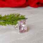 Rose Quartz Ring, 925 Silver Sterling, Gemstone Ring, Handmade Ring, Stylish Rin