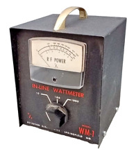 PETERSON ELECTRONICS R F POWER   In-line Watt Meter  MADE IN USA  MODEL WM-1