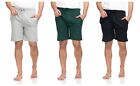 Men's Casual 100% Cotton Soft Knit Pajama Bottom Loungewear Shorts With Pockets