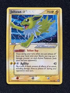 Jolteon Gold Star 101/108 Holo Pokémon Card EX Power Keepers Holo Swirl LP