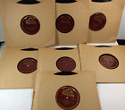 Lot of 7 Vintage John McCormack  Victrola 78 RPM Records includes Rose Marie