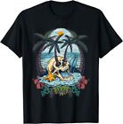 New ListingVintage Palm Tree Skull Summer Beach Men Motorcycle Tattoo T-Shirt