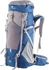 Hiking Backpack for Men and Women 55L+5L Waterproof Lightweight Camping Daypack