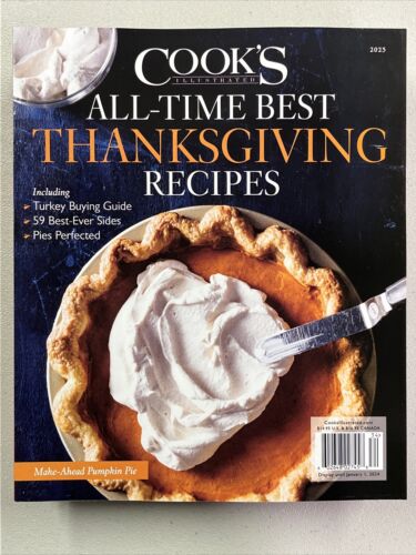 Cook's Illustrated Magazine All-Time Best Thanksgiving Recipes 2023