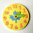 New Listing1 Piece Kids DIY Clock Learning Education Toy Jigsaw Puzzle Game for Childrey~;z