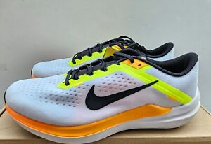 Nike Winflo 10 Size Mens 12 White Volt Laser Orange Running Shoes DV4022 101