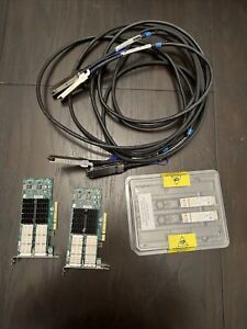 Mellanox ConnectX-3 MCX314A-BCCT 2x Kit QSFP+ 56Gbps 3m Cables