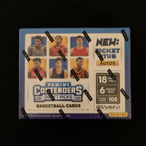 2020 Panini Contenders DRAFTS Basketball HOBBY Box Factory Sealed 6 AUTOGRAPHS