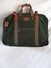 Dakota Tumi hunter green canvas soft side small travel luggage suitcase 20 in