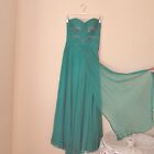 Gerry Shaw Y2K Silk Beaded Gown AU6 (US2) Lined Vintage 90s Prom Evening Glam