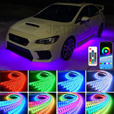 For Subaru WRX STI 6pcs RGB Dream Color Underglow LED Kit Car Neon Strip Light