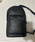 Coach (2540) West Black Pebbled Leather Sling Pack Shoulder Bag