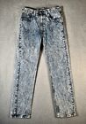 Vintage Levi’s Jeans Mens 34x32 Blue 505 Acid Wash Denim Red Tag Made in USA 80s