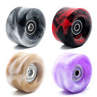 New ListingOutdoor Double Row Rollerblade Roller Skate Wheels Bearing Mixed Color 4-Pack