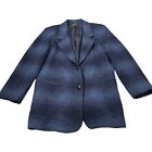 Vintage 90s Eddie Bauer Women’s Small Lined Wool Tweed Blazer Jacket Coat Plaid