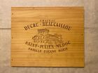 1 Rare Wine Wood Panel Chateau Ducru Beaucaillou Vintage CRATE BOX 4/24 869b