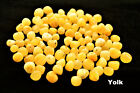 Amber Beads Natural Baltic  Amber Loose BQ Beads 4.5-6mm 50-100-200 Pcs Yolk